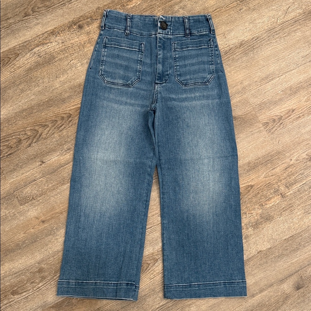 Anthropologie Maeve The Colette Wide-Leg Jeans